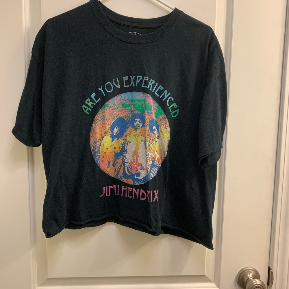 Jimmy Hendrix Cropped Graphic tee